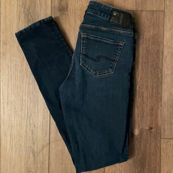 Silver Mid Skinny Jean W26 L 31 - Picture 2 of 10